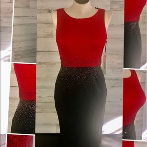 🎄The perfect Holiday dress! Calvin Klein, Rhinestone Embellished